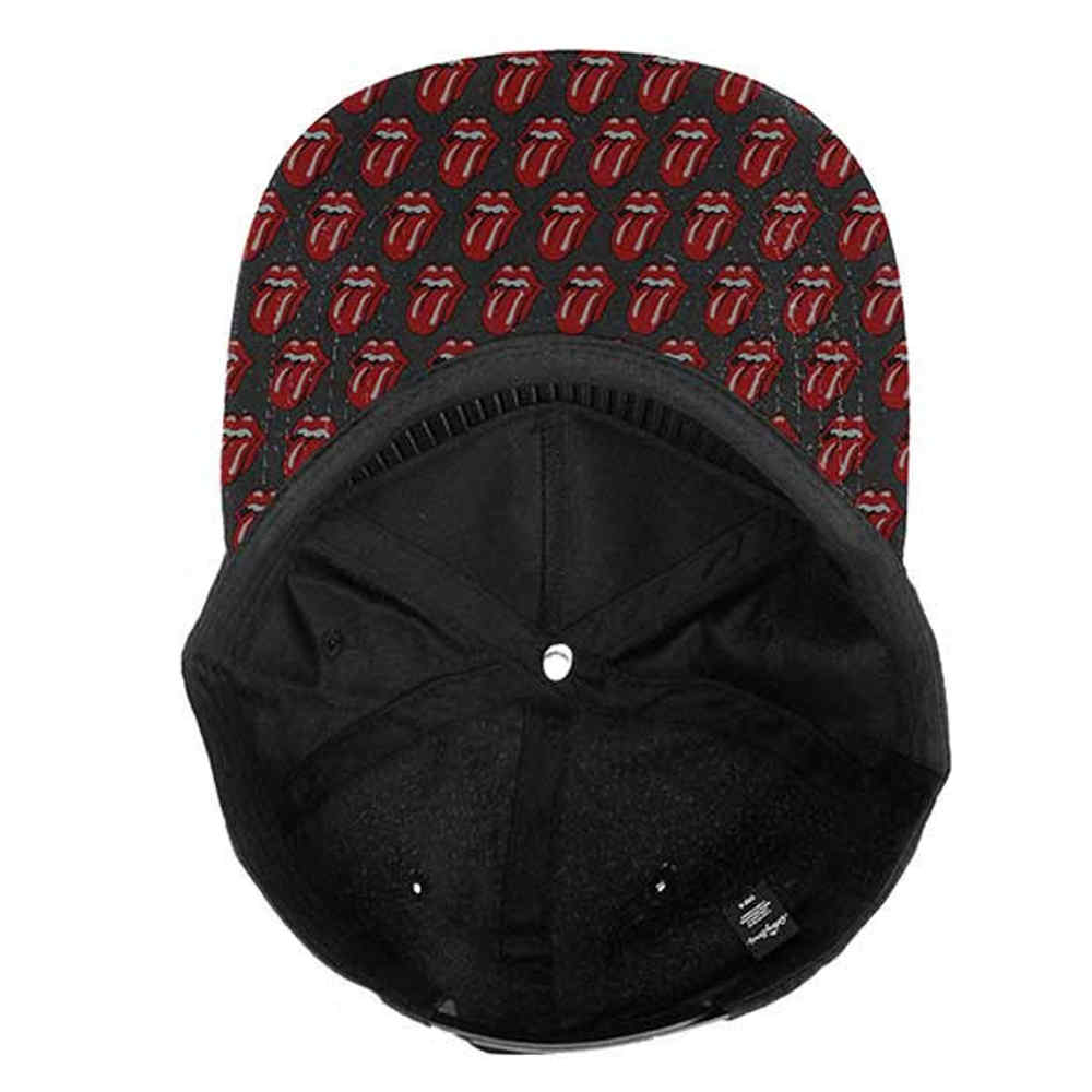 The Rolling Stones - Classic Tongue Snapback Cap - Black